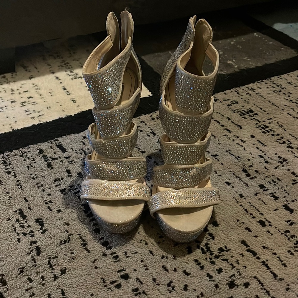 Steve Madden-Spycee Rhinestone Heels
